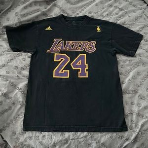 Vintage Kobe Adidas Black Mamba #24 Tee Size Medium
